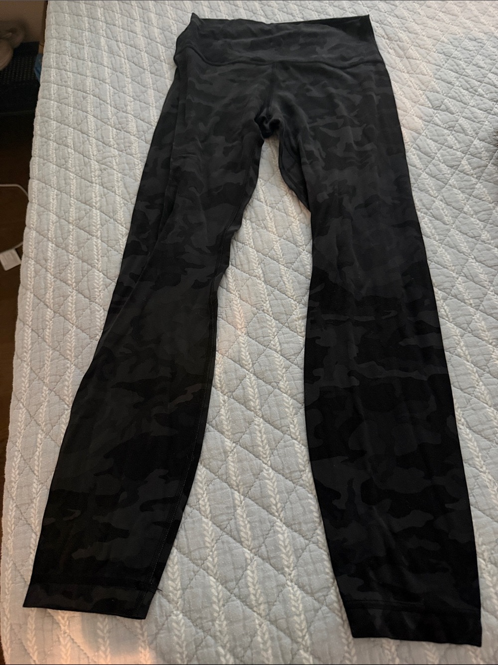 lululemon athletica Black Camo Leggings